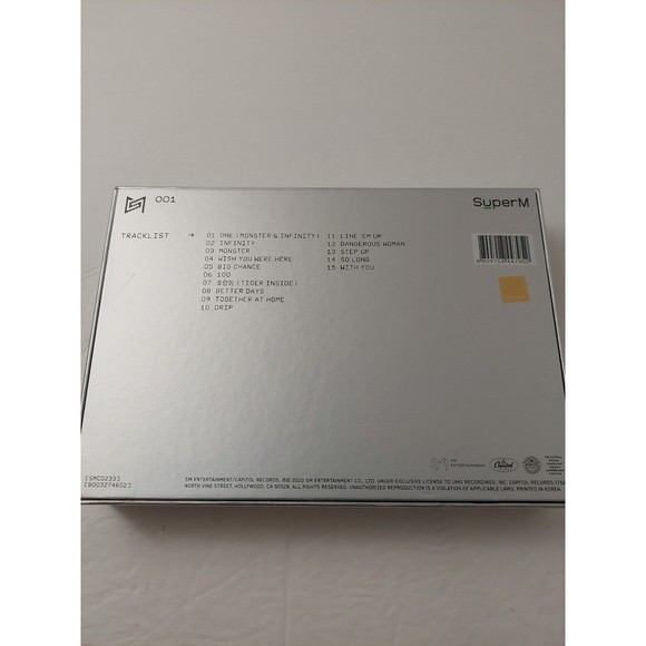 SuperM Super One 001 1st Album Taeyong card CD Set K Pop Pre-owned Read - Picture 3 of 12